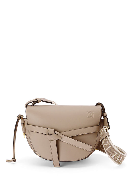 Loewe Small Gate Dual Bag Soft Calfskin Sand