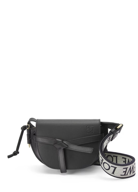 Loewe Mini Gate Dual Bag Soft Calfskin Black