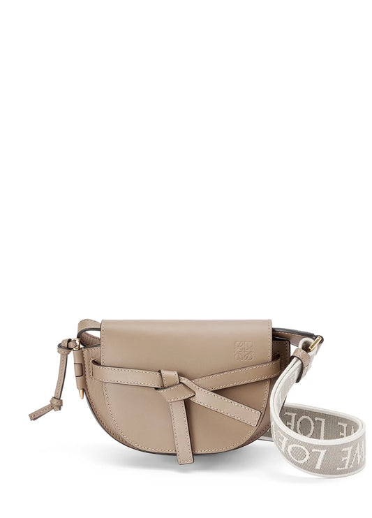 Loewe Mini Gate Dual Bag Soft Calfskin Sand