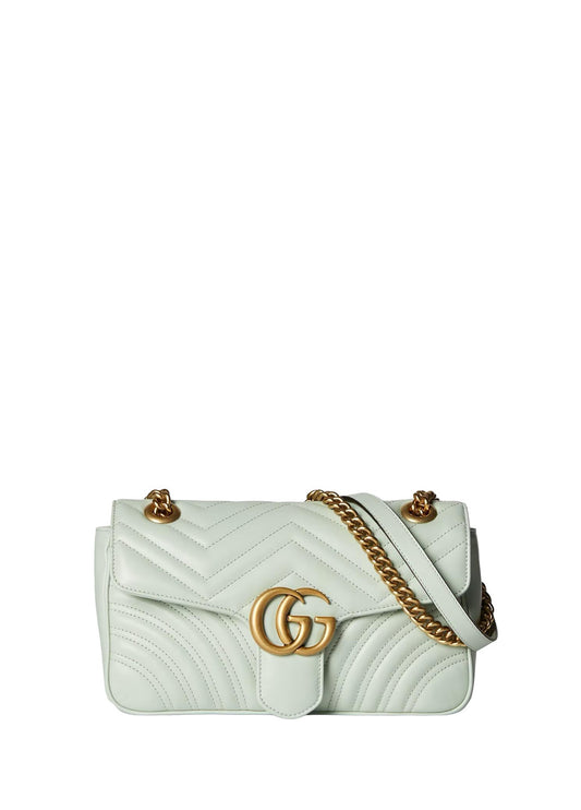 Gucci GG Marmont Small Shoulder Bag in Light Green