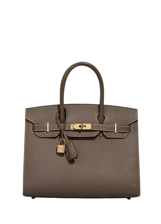 Hermes Birkin 30 Epsom Bag Etoupe Gold Hardware