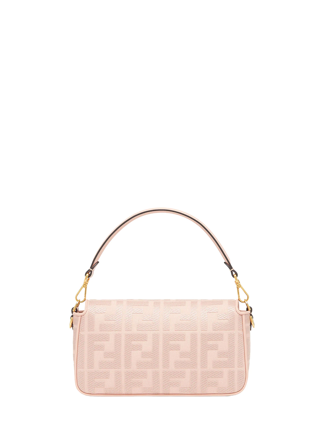 Fendi Baguette FF Canvas Pink