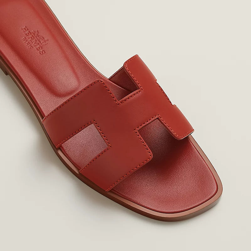 Hermes Oran Sandal - Orange Brûlée