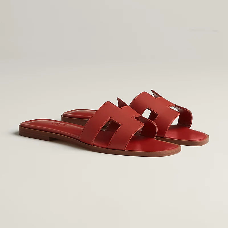 Hermes Oran Sandal - Orange Brûlée